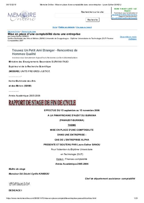 (PDF) Memoire Online Mise en place dune .